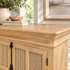 KL-2283C (4) The Attic Oregon Sideboard with Cane|Natural Matte Finish