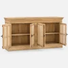 KL-2283C (6) The Attic Oregon Sideboard with Cane|Natural Matte Finish