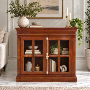 KL-2284H (1) The Attic Oregon Sideboard Small | Honey Matte Finish