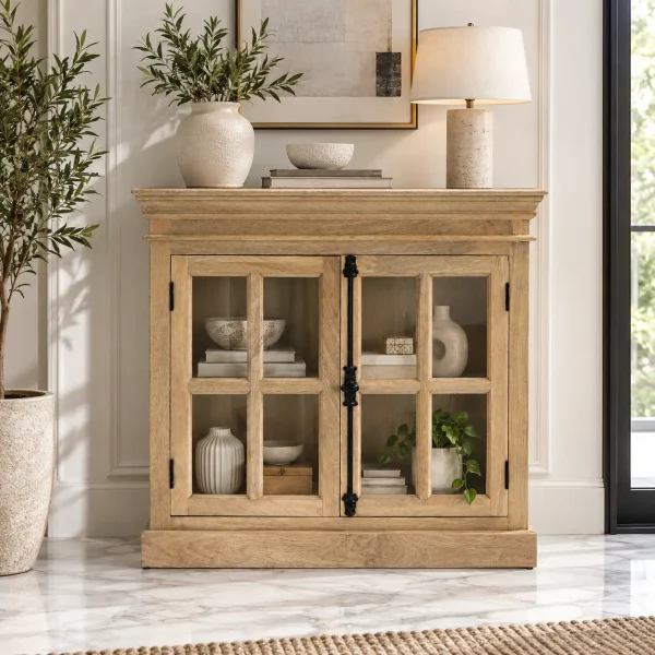 KL-2284Nat (1) The Attic Oregon Sideboard Small | Natural Matte Finish