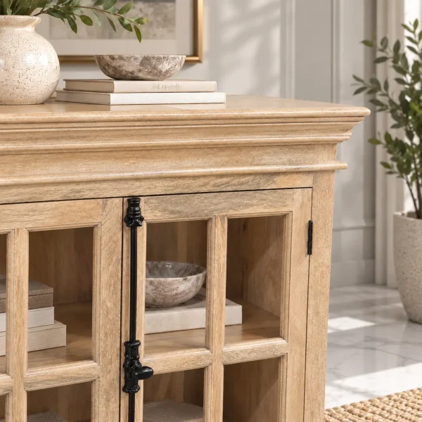 KL-2284Nat (4) The Attic Oregon Sideboard Small | Natural Matte Finish