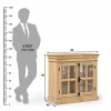 KL-2284Nat (7) The Attic Oregon Sideboard Small | Natural Matte Finish
