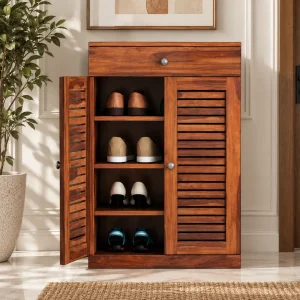 KL-2295H (1) The Attic Evora Shoerack|Honey Matte Finish