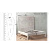 The Attic Jaisal Bed|Handcarved Bed|Solid Mango Wood|Traditional Indian Carving
