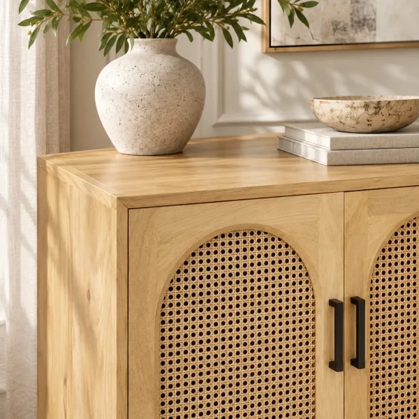 The Attic Roman Sideboard Natural|Natural Matte Finish