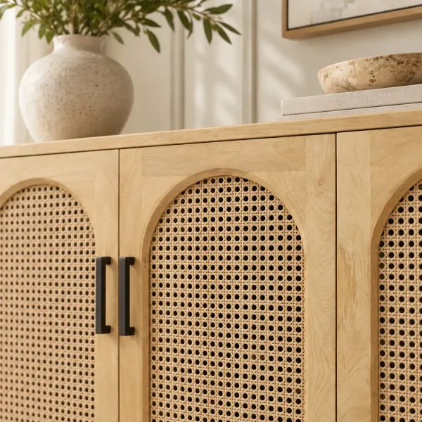 The Attic Roman Sideboard Natural|Natural Matte Finish