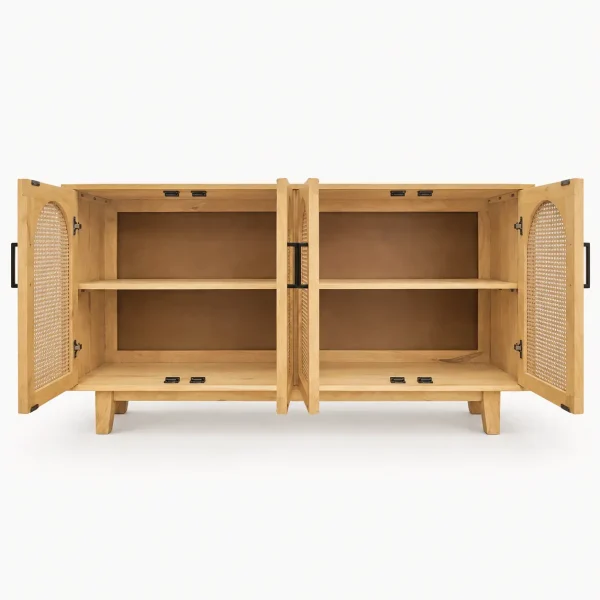 The Attic Roman Sideboard Natural|Natural Matte Finish