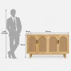 The Attic Roman Sideboard Natural|Natural Matte Finish