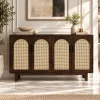 The Attic Roman Sideboard Walnut|Walnut Matte Finish