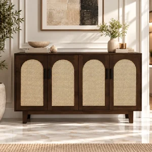 KL-2316W (1) The Attic Roman Sideboard Walnut|Walnut Matte Finish