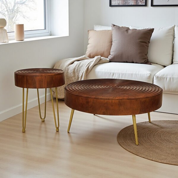 The Attic Jessie Coffee Table|Honey Matt Finish