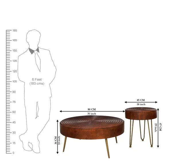 KL-2189H (7) The Attic Jessie Coffee Table|Honey Matt Finish