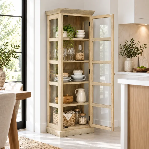 The Attic Indiana Kitchen Cabinet|Natural Matte Finish