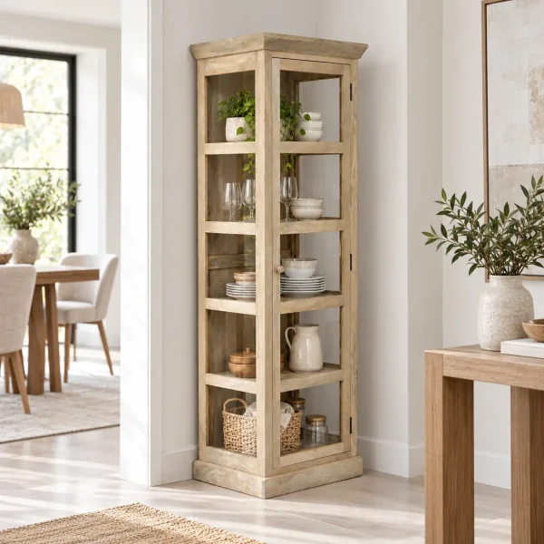 The Attic Indiana Kitchen Cabinet|Natural Matte Finish