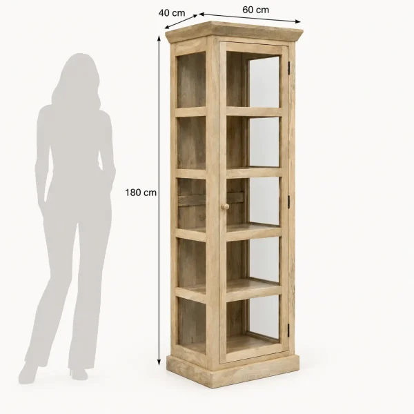 The Attic Indiana Kitchen Cabinet|Natural Matte Finish
