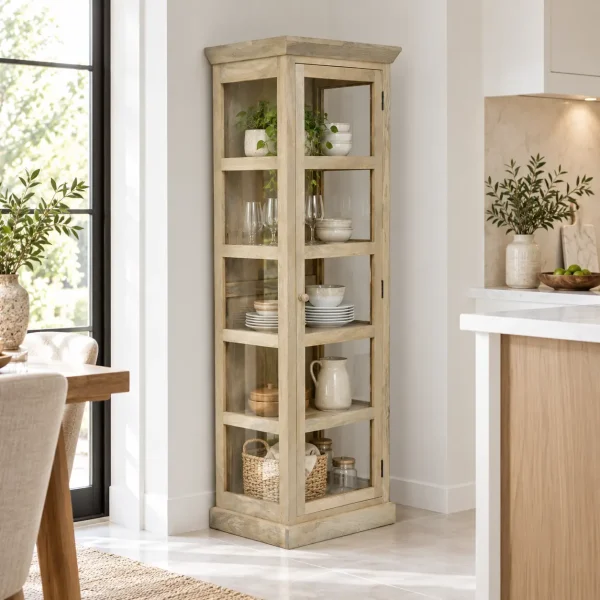 The Attic Indiana Kitchen Cabinet|Natural Matte Finish