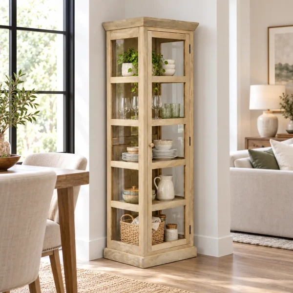 The Attic Indiana Kitchen Cabinet|Natural Matte Finish