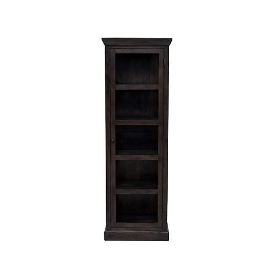 The Attic Indiana Kitchen Cabinet Walnut|Multipurpose Cabinet For Bedroom Living room study bar|Solid Wood Bookshelf/Kitchen Cabinet|Solid Mango Wood|Walnut Matte Finish