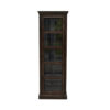 The Attic Indiana Kitchen Cabinet Walnut|Multipurpose Cabinet For Bedroom Living room study bar|Solid Wood Bookshelf/Kitchen Cabinet|Solid Mango Wood|Walnut Matte Finish