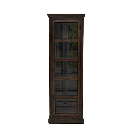 The Attic Indiana Kitchen Cabinet Walnut|Multipurpose Cabinet For Bedroom Living room study bar|Solid Wood Bookshelf/Kitchen Cabinet|Solid Mango Wood|Walnut Matte Finish