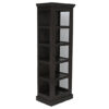 The Attic Indiana Kitchen Cabinet Walnut|Multipurpose Cabinet For Bedroom Living room study bar|Solid Wood Bookshelf/Kitchen Cabinet|Solid Mango Wood|Walnut Matte Finish