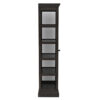 The Attic Indiana Kitchen Cabinet Walnut|Multipurpose Cabinet For Bedroom Living room study bar|Solid Wood Bookshelf/Kitchen Cabinet|Solid Mango Wood|Walnut Matte Finish
