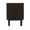 The Attic Roman TV Cabinet Walnut|Solid Wood Sideboard TV Cabinet for Living Room | Wooden Free Standing TV Unit Side Board Table with Storage|Walnut Matte Finish