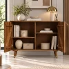 KL-2301H (3) The Attic Diamond Medium Sideboard Honey|Honey Matte Finish