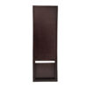 The Attic Diamond Dressing Table For Bedroom|Solid Wood|Walnut Matt Finish