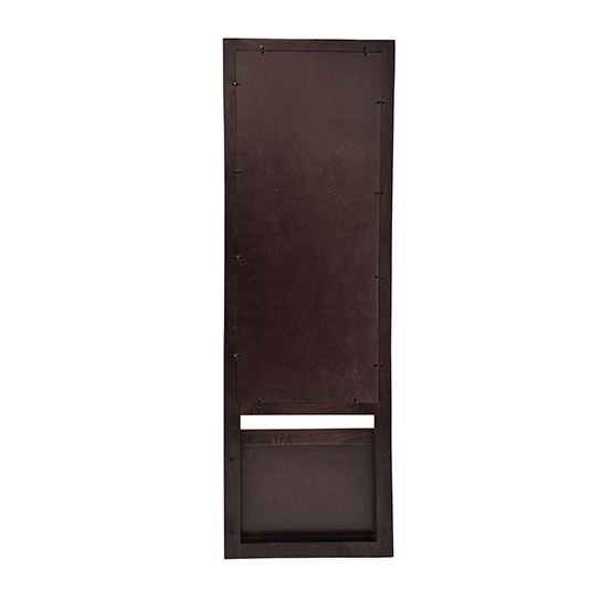 The Attic Diamond Dressing Table For Bedroom|Solid Wood|Walnut Matt Finish