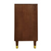 The Attic Kingston Sideboard Honey Glass|Multipurpose Cabinet for Kitchen and Living Room Storage|Classy Sideboard|Solid Mango Wood|Honey Matte Finish