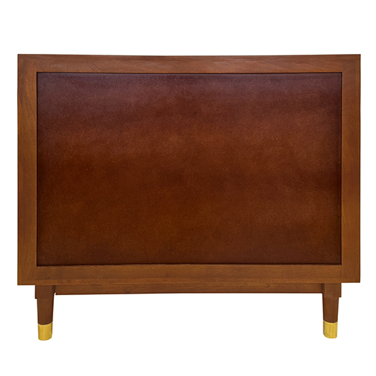 The Attic Kingston Sideboard Honey Glass|Multipurpose Cabinet for Kitchen and Living Room Storage|Classy Sideboard|Solid Mango Wood|Honey Matte Finish