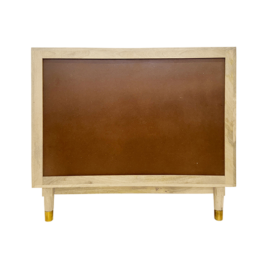 The Attic Kingston Sideboard Natural|Multipurpose Cabinet for Kitchen and Living Room Storage|Classy Sideboard|Solid Mango Wood|Natural Matte Finish
