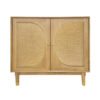 The Attic Kingston Sideboard Natural|Multipurpose Cabinet for Kitchen and Living Room Storage|Classy Sideboard|Solid Mango Wood|Natural Matte Finish