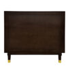 The Attic Kingston Sideboard Walnut|Multipurpose Cabinet for Kitchen and Living Room Storage|Classy Sideboard|Solid Mango Wood|Walnut Matte Finish