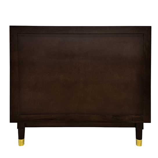 The Attic Kingston Sideboard Walnut|Multipurpose Cabinet for Kitchen and Living Room Storage|Classy Sideboard|Solid Mango Wood|Walnut Matte Finish