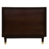 The Attic Kingston Sideboard Walnut Glass|Multipurpose Cabinet for Kitchen and Living Room Storage|Classy Sideboard|Solid Mango Wood|Walnut Matte Finish