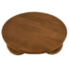 The Attic Lutzz Coffee Table|Coffee Table for Living Room|Solid Wood Centre Table|Honey Matte Finish