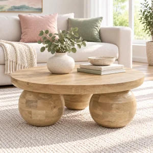 The Attic Lutzz Coffee Table|Natural Matte Finish