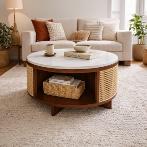 The Attic Toros Coffee Table|Honey Matte Finish