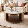 The Attic Toros Coffee Table|Honey Matte Finish