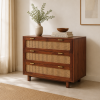 The Attic Panamara Chest of Drawers|Honey Matte Finish