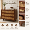 The Attic Panamara Chest of Drawers|Honey Matte Finish