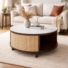 The Attic Toros Coffee Table|Walnut Matte Finish
