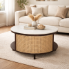 The Attic Toros Coffee Table|Walnut Matte Finish