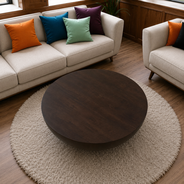 ChatGPT Image May 19, 2026, 06_46_35 PM The Attic Roman Coffee Table|Coffee Table for Living Room|Solid Wood Centre Table|Walnut Matte Finish