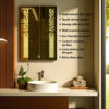The Attic Springville  LED Mirror |Mirror with Pixel Strip Lights | Touch Sensor Wall Mounted Makeup Mirror | Rectangular Decorative Mirror for Vanity & Wash Basin