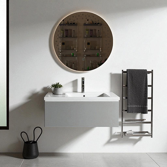 The Attic Riverdale LED Mirror | Mirror with Star Design | Touch Sensor Wall Mounted Makeup Mirror | Decorative Lighted Mirror for Bathroom & Vanity