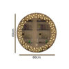 The Attic Riverdale LED Mirror | Mirror with Star Design | Touch Sensor Wall Mounted Makeup Mirror | Decorative Lighted Mirror for Bathroom & Vanity