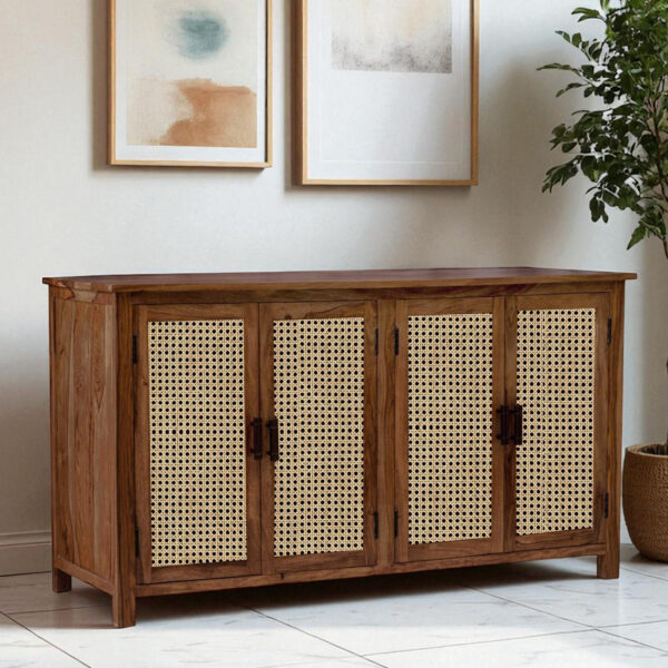 KL-1735HC (2) The Attic California Sideboard|Honey Matte Finish